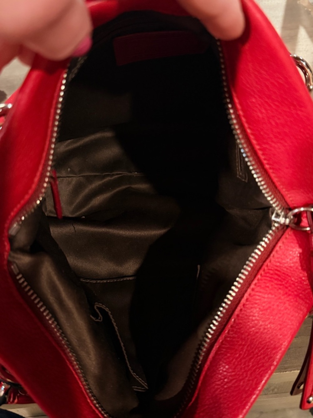 COACH Brooke Red Leather Hobo Shoulder Bag 14142 - Picture 13 of 14